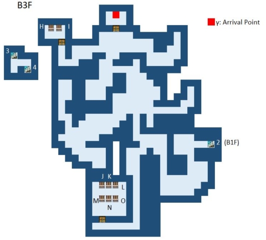 Cavern of Ice (Map) - Final Fantasy Pixel Remaster