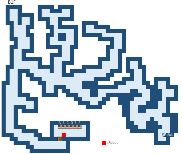 Waterfall Cavern Map Final Fantasy Pixel Remaster   FF3 Map Waterfall Cavern 710x602 