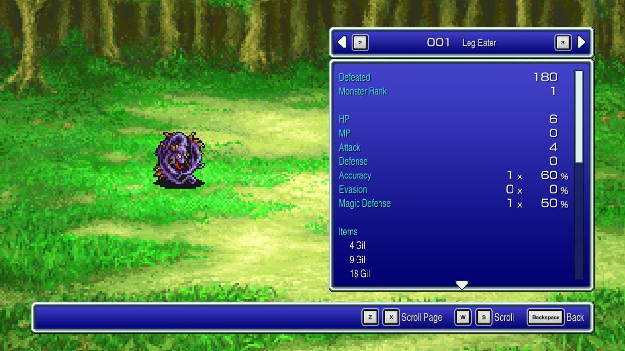 Leg Eater - Final Fantasy II Pixel Remaster [FF2]