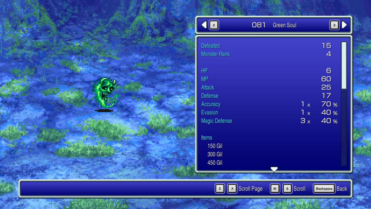 Green Soul - Final Fantasy II Pixel Remaster [FF2]
