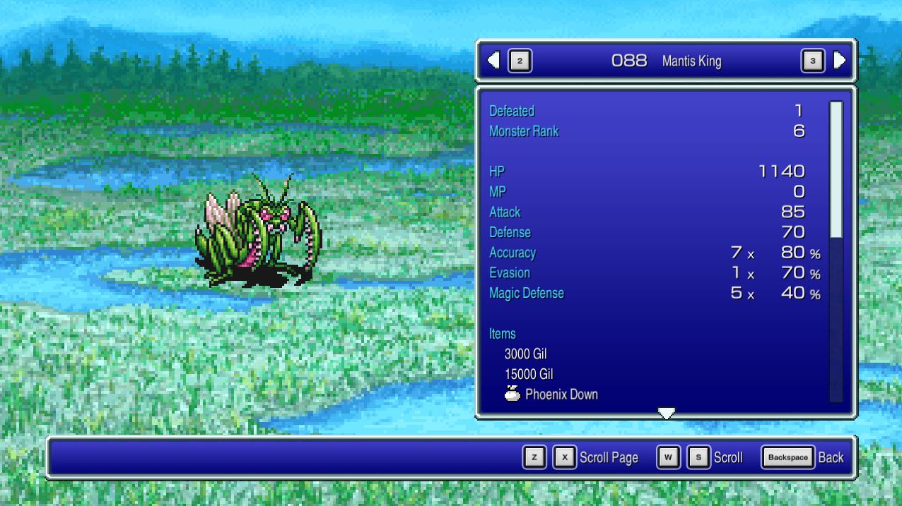 Mantis King - Final Fantasy II Pixel Remaster [FF2]