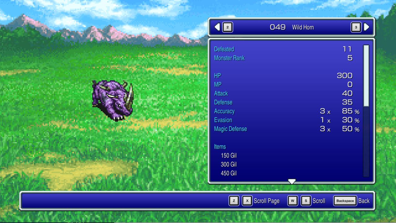 Wild Horn - Final Fantasy II Pixel Remaster [FF2]