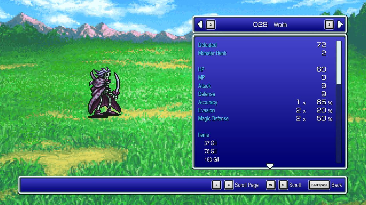 Wraith - Final Fantasy II Pixel Remaster [FF2]