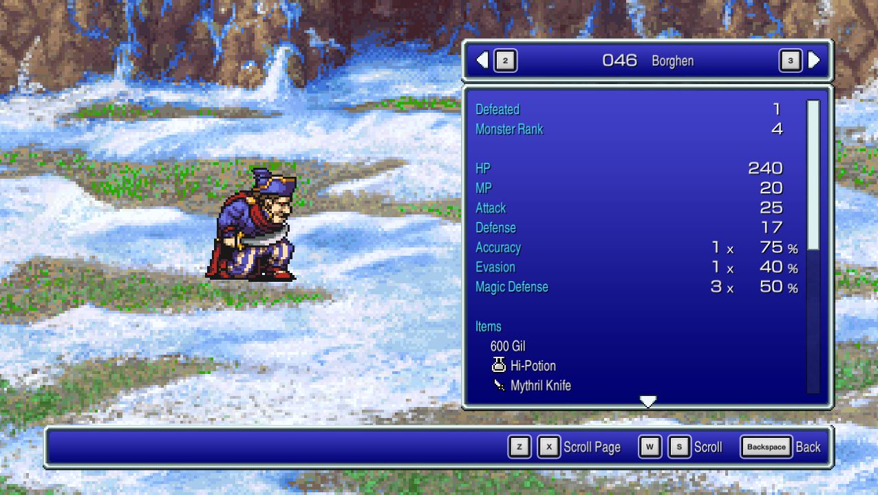 Borghen - Final Fantasy II Pixel Remaster [FF2]