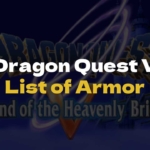 DQ5 List of Armour - Dragon Quest V