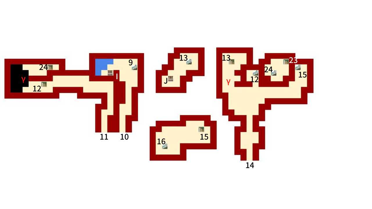 DQ5 Gotha Path Map - Dragon Quest V