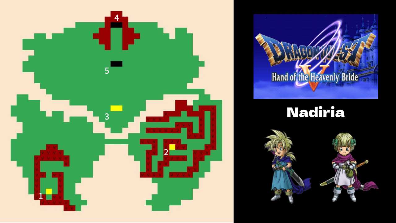DQ5 Nadiria Map - Dragon Quest V