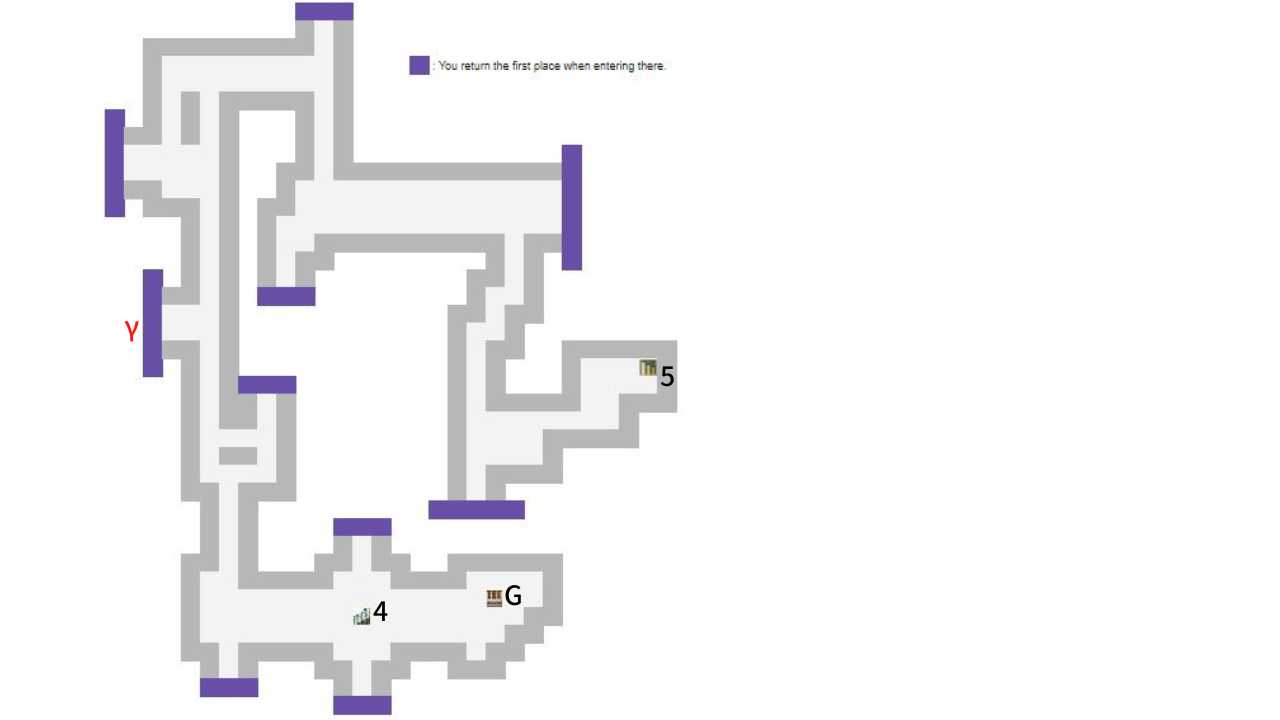 DQ5 Fungeon (Estark's Labyrinth) Map - Dragon Quest V
