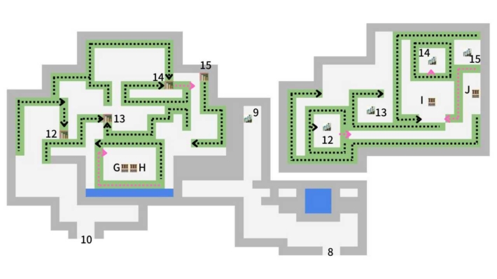 DQ5 Mt. Zugzwang Map - Dragon Quest V